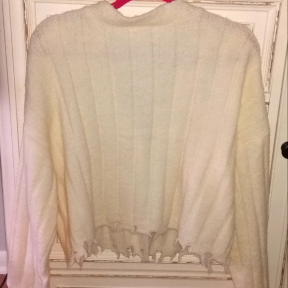 New double zero oversized Cardigan sweater - Picture 2 of 7